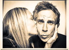 ben stiller in vintage photo booth